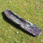 60 Tränke, Serpentin Kobalt, L65cm H10cm,
entstanden 2013